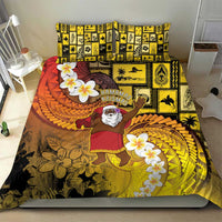 Papua New Guinea Retro Christmas Bedding Set Hamamas Krismas - Polynesian Pride