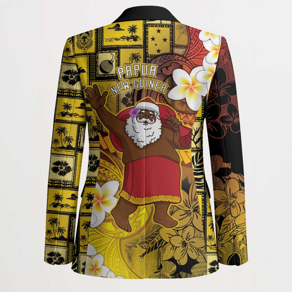 Papua New Guinea Retro Christmas Blazer Hamamas Krismas - Polynesian Pride
