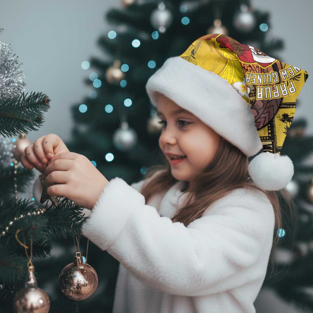 Papua New Guinea Retro Christmas Santa Hat Hamamas Krismas - Polynesian Pride