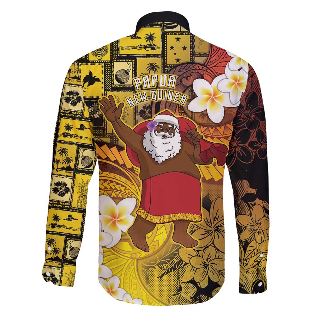 Papua New Guinea Retro Christmas Family Matching Mermaid Dress and Hawaiian Shirt Hamamas Krismas - Polynesian Pride