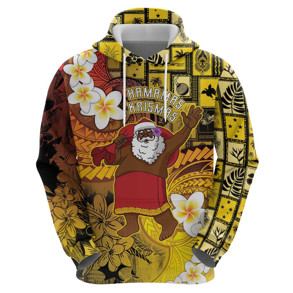 Papua New Guinea Retro Christmas Hoodie Hamamas Krismas - Polynesian Pride