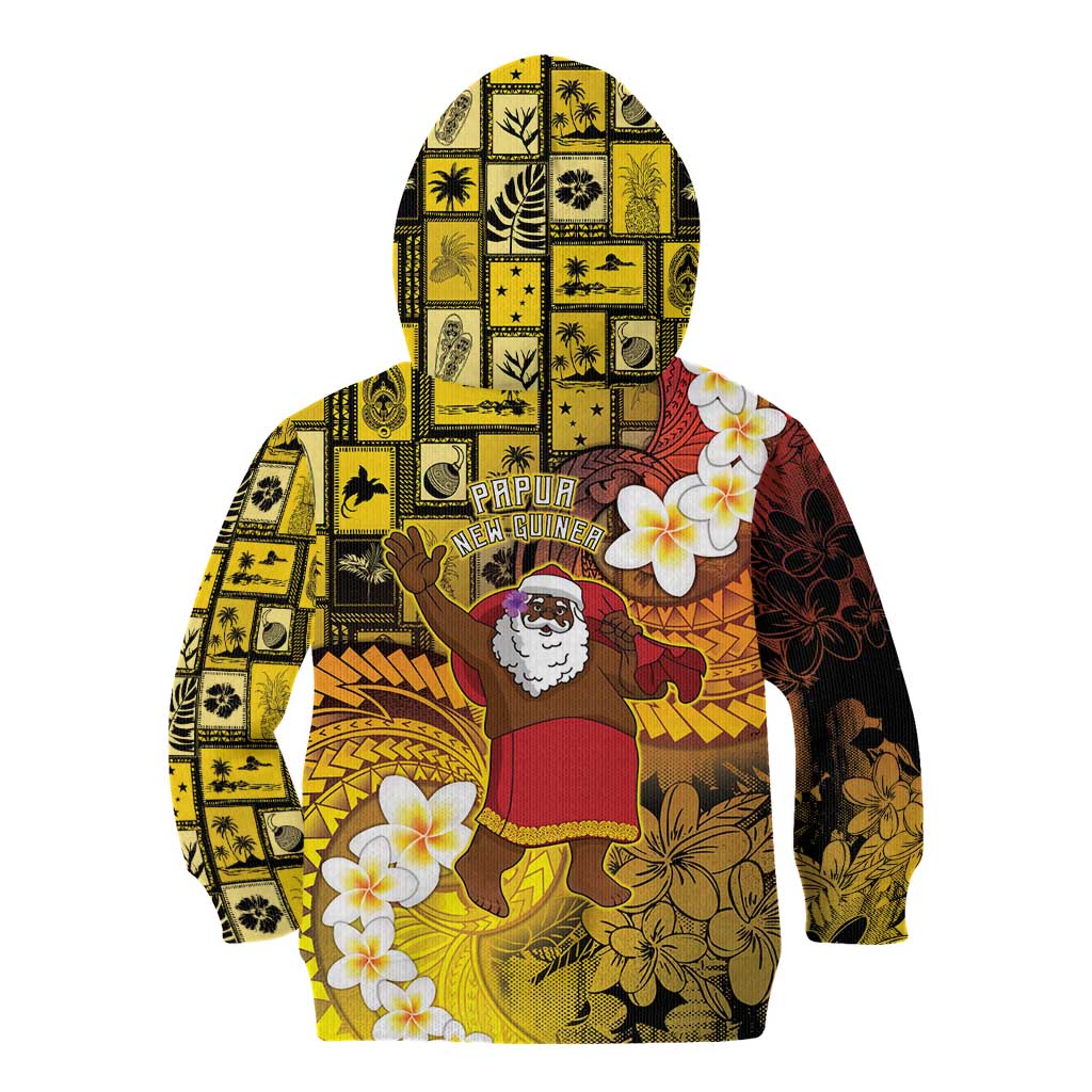 Papua New Guinea Retro Christmas Kid Hoodie Hamamas Krismas - Polynesian Pride