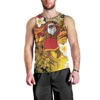 Papua New Guinea Retro Christmas Men Tank Top Hamamas Krismas - Polynesian Pride