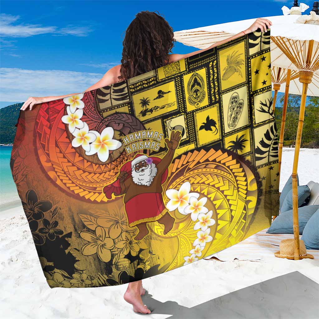 Papua New Guinea Retro Christmas Sarong Hamamas Krismas - Polynesian Pride