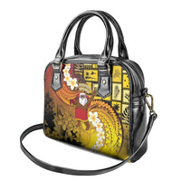Papua New Guinea Retro Christmas Shoulder Handbag Hamamas Krismas - Polynesian Pride