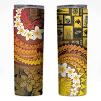 Papua New Guinea Retro Christmas Skinny Tumbler Hamamas Krismas - Polynesian Pride