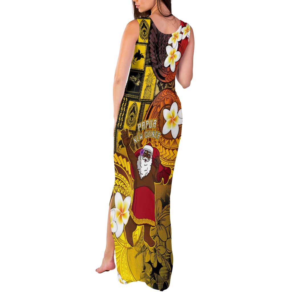 Papua New Guinea Retro Christmas Tank Maxi Dress Hamamas Krismas - Polynesian Pride