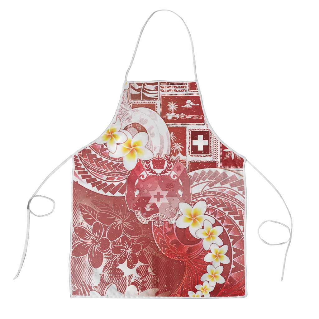 Tonga Christmas Apron Kilisimasi Fiefia Retro Style Red - Polynesian Pride