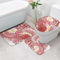 Tonga Christmas Bathroom Set Kilisimasi Fiefia Retro Style Red - Polynesian Pride