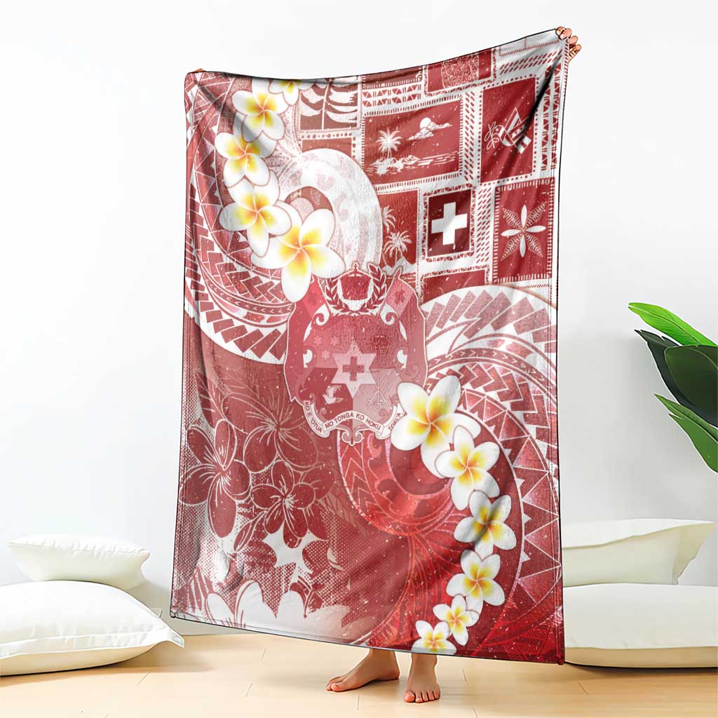 Tonga Christmas Blanket Kilisimasi Fiefia Retro Style Red - Polynesian Pride
