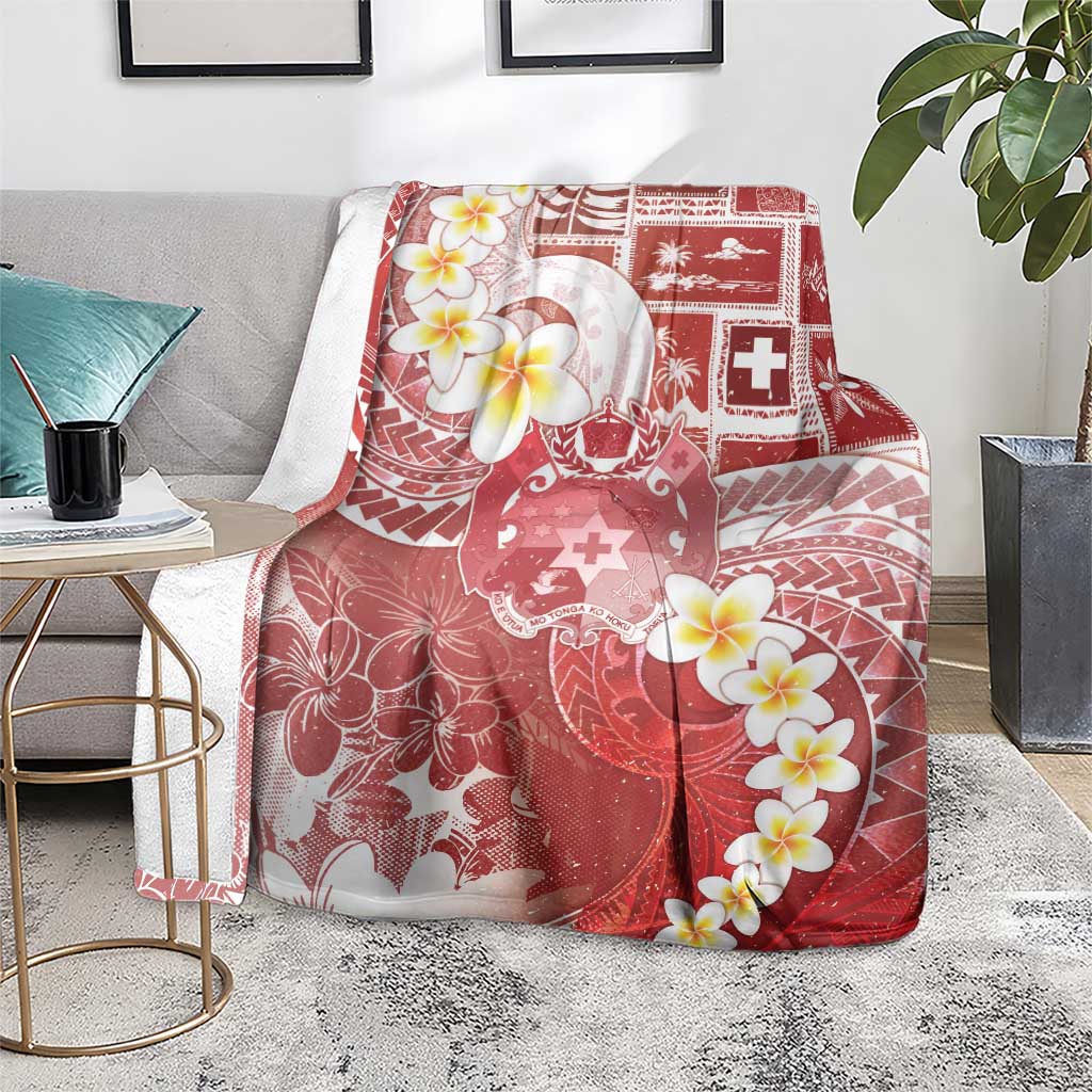 Tonga Christmas Blanket Kilisimasi Fiefia Retro Style Red - Polynesian Pride