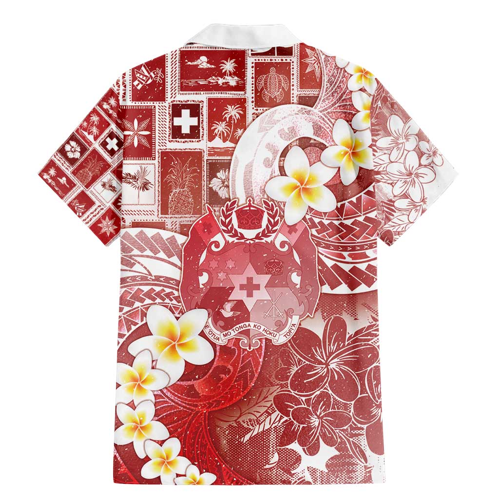 Tonga Christmas Family Matching Mermaid Dress and Hawaiian Shirt Kilisimasi Fiefia Retro Style Red - Polynesian Pride