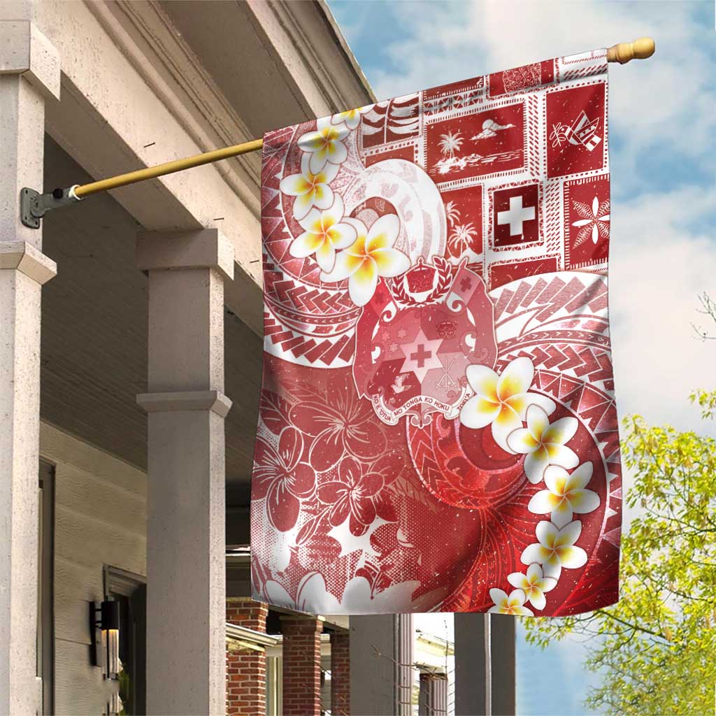 Tonga Christmas Garden Flag Kilisimasi Fiefia Retro Style Red - Polynesian Pride