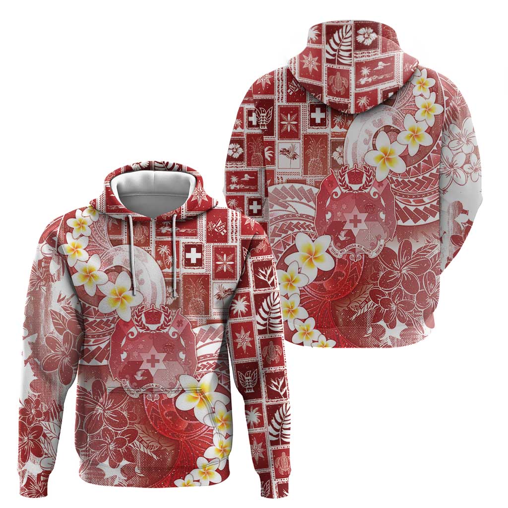 Tonga Christmas Hoodie Kilisimasi Fiefia Retro Style Red - Polynesian Pride