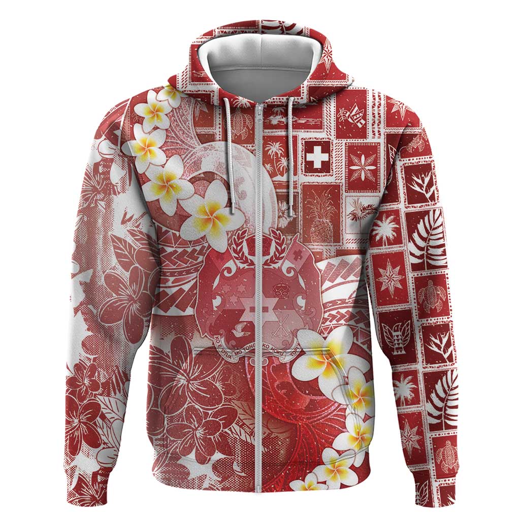 Tonga Christmas Hoodie Kilisimasi Fiefia Retro Style Red - Polynesian Pride