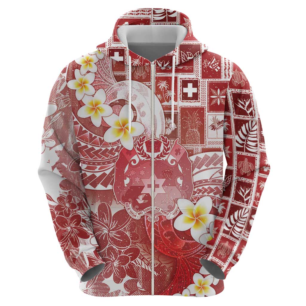 Tonga Christmas Hoodie Kilisimasi Fiefia Retro Style Red - Polynesian Pride