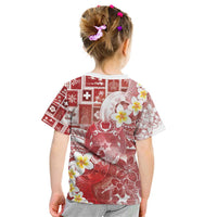 Tonga Christmas Kid T Shirt Kilisimasi Fiefia Retro Style Red - Polynesian Pride