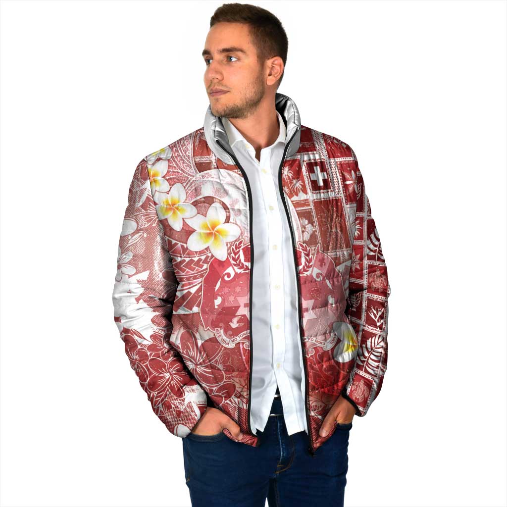 Tonga Christmas Padded Jacket Kilisimasi Fiefia Retro Style Red - Polynesian Pride