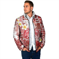 Tonga Christmas Padded Jacket Kilisimasi Fiefia Retro Style Red - Polynesian Pride