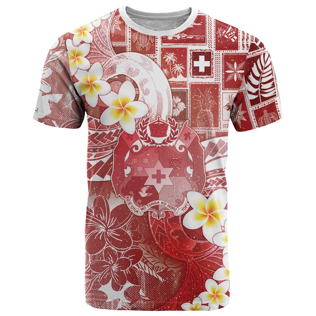 Tonga Christmas T Shirt Kilisimasi Fiefia Retro Style Red - Polynesian Pride