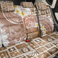 Tonga Christmas Back Car Seat Cover Kilisimasi Fiefia Retro Style Brown - Polynesian Pride