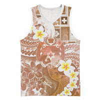 Tonga Christmas Basketball Jersey Kilisimasi Fiefia Retro Style Brown - Polynesian Pride