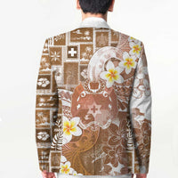 Tonga Christmas Blazer Kilisimasi Fiefia Retro Style Brown - Polynesian Pride