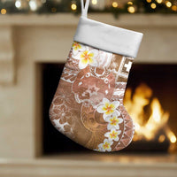 Tonga Christmas Stocking Kilisimasi Fiefia Retro Style Brown - Polynesian Pride