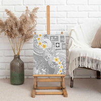 Tonga Christmas Canvas Wall Art Kilisimasi Fiefia Retro Style White - Polynesian Pride