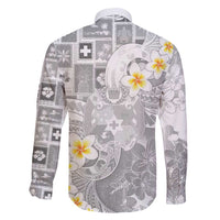 Tonga Christmas Family Matching Puletasi and Hawaiian Shirt Kilisimasi Fiefia Retro Style White - Polynesian Pride