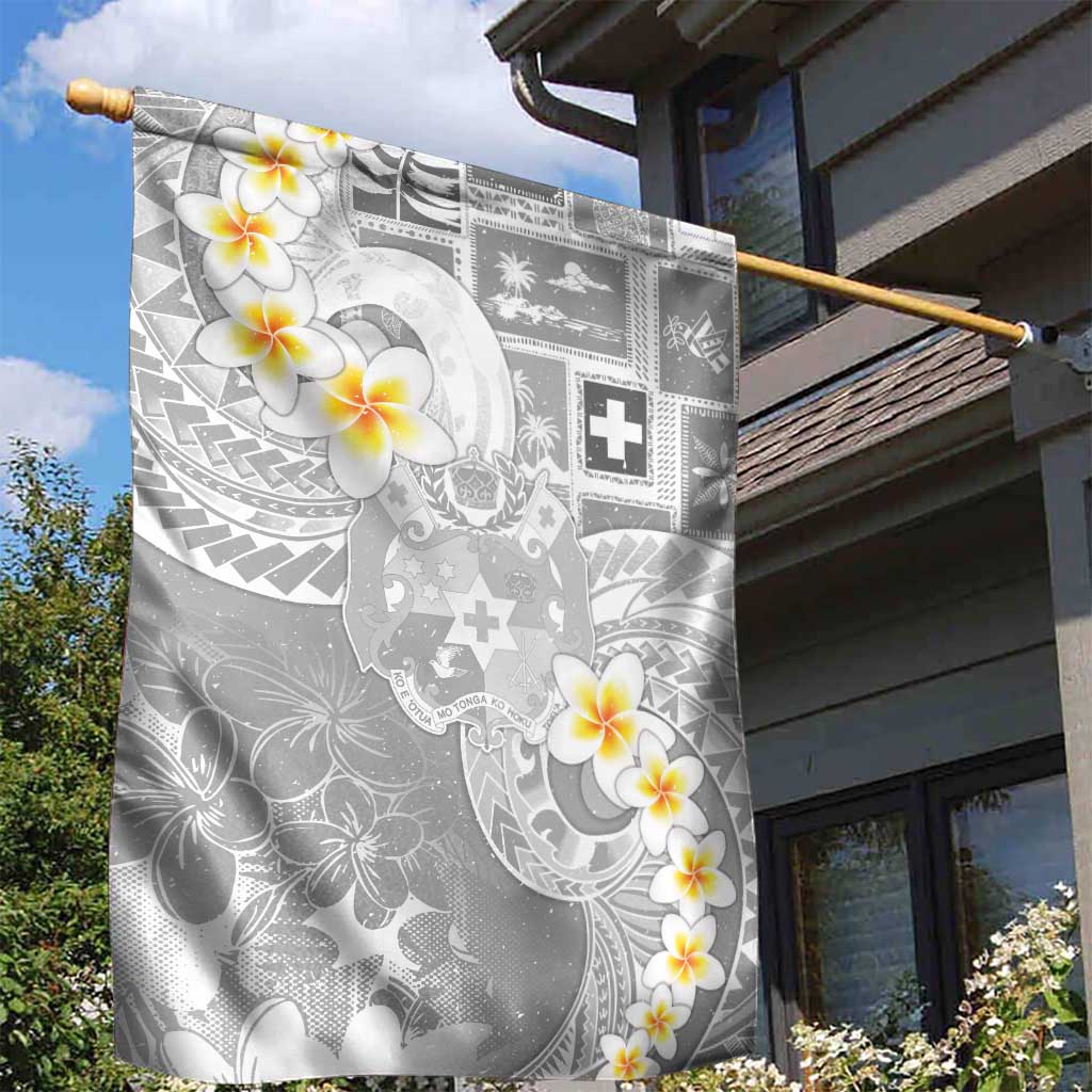 Tonga Christmas Garden Flag Kilisimasi Fiefia Retro Style White - Polynesian Pride