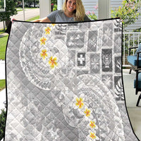 Tonga Christmas Quilt Kilisimasi Fiefia Retro Style White - Polynesian Pride