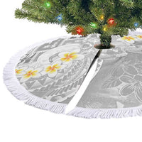 Tonga Christmas Tree Skirt Kilisimasi Fiefia Retro Style White - Polynesian Pride