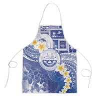 Federated States Of Micronesia Christmas Apron Retro Style Bright Version - Polynesian Pride