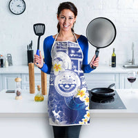 Federated States Of Micronesia Christmas Apron Retro Style Bright Version - Polynesian Pride