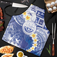 Federated States Of Micronesia Christmas Apron Retro Style Bright Version - Polynesian Pride