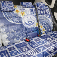 Federated States Of Micronesia Christmas Back Car Seat Cover Retro Style Bright Version - Polynesian Pride