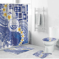 Federated States Of Micronesia Christmas Bathroom Set Retro Style Bright Version - Polynesian Pride