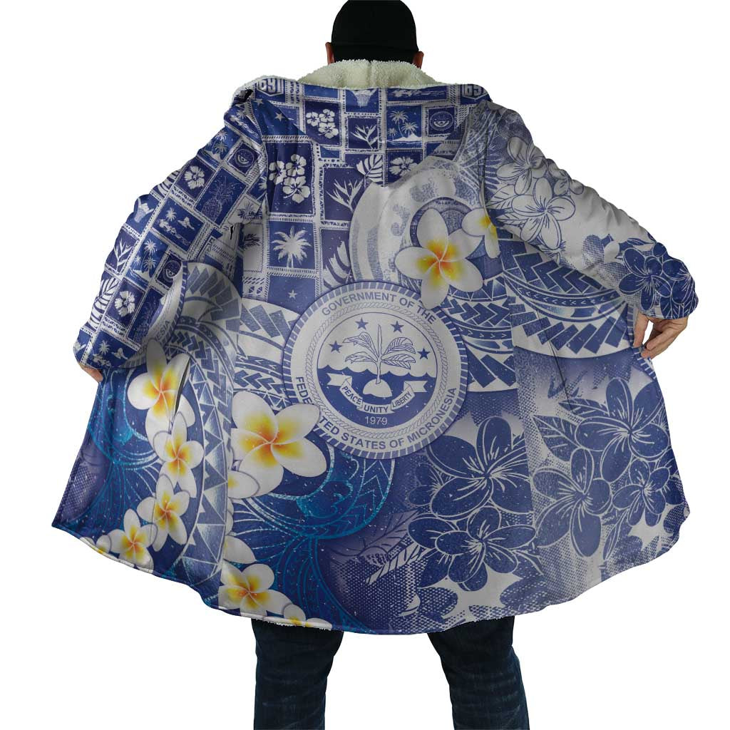 Federated States Of Micronesia Christmas Cloak Retro Style Bright Version - Polynesian Pride