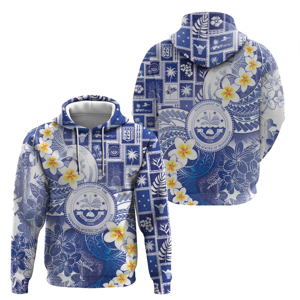 Federated States Of Micronesia Christmas Hoodie Retro Style Bright Version - Polynesian Pride