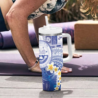 Federated States Of Micronesia Christmas Tumbler With Handle Retro Style Bright Version - Polynesian Pride