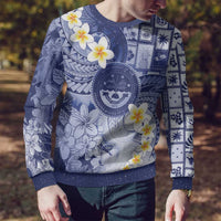 Federated States Of Micronesia Christmas Ugly Christmas Sweater Retro Style Dark Version - Polynesian Pride