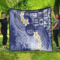 Federated States Of Micronesia Christmas Quilt Retro Style Dark Version - Polynesian Pride