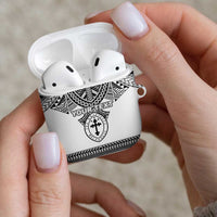 Personalised Melanesian Brotherhood AirPods Case With Tribal Pattern LT05 - Polynesian Pride