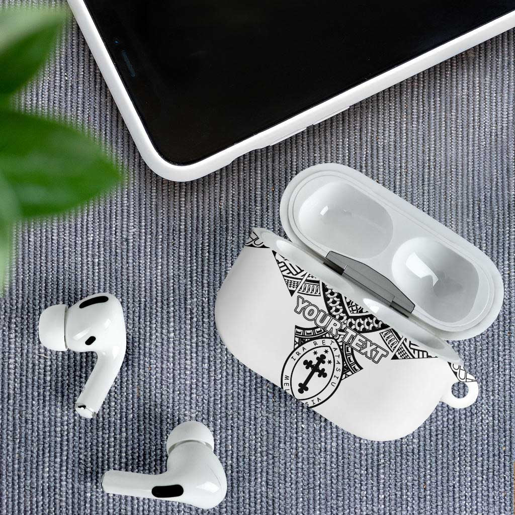 Personalised Melanesian Brotherhood AirPods Case With Tribal Pattern LT05 - Polynesian Pride