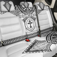 Personalised Melanesian Brotherhood Back Car Seat Cover With Tribal Pattern LT05 - Polynesian Pride