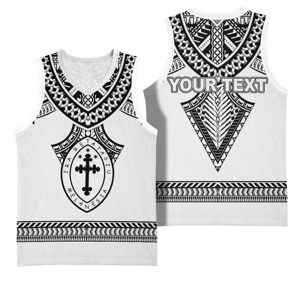 Personalised Melanesian Brotherhood Basketball Jersey With Tribal Pattern LT05 - Polynesian Pride