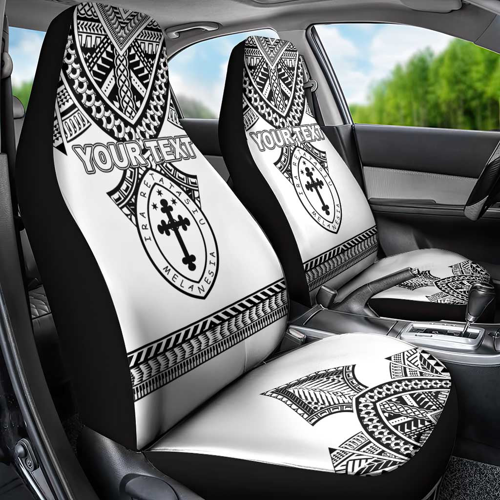 Personalised Melanesian Brotherhood Car Seat Cover With Tribal Pattern LT05 - Polynesian Pride
