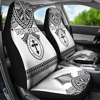 Personalised Melanesian Brotherhood Car Seat Cover With Tribal Pattern LT05 - Polynesian Pride