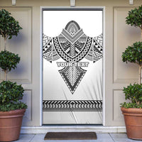 Personalised Melanesian Brotherhood Door Cover With Tribal Pattern - Polynesian Pride